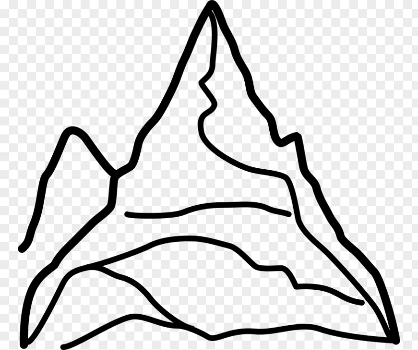 Mountain Coloring Book Drawing Mount Rainier PNG