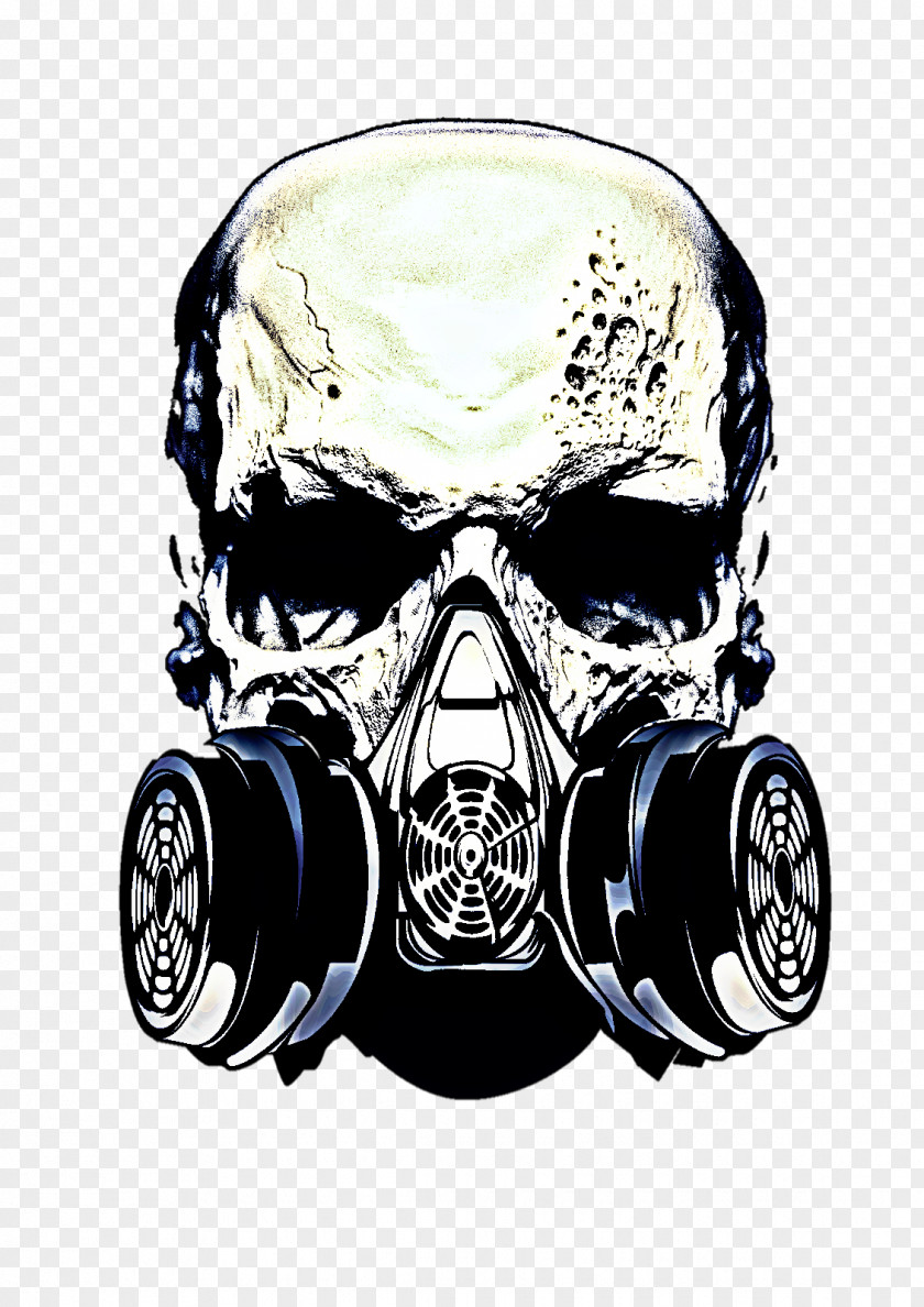 Bone Headgear Graffiti Skull PNG