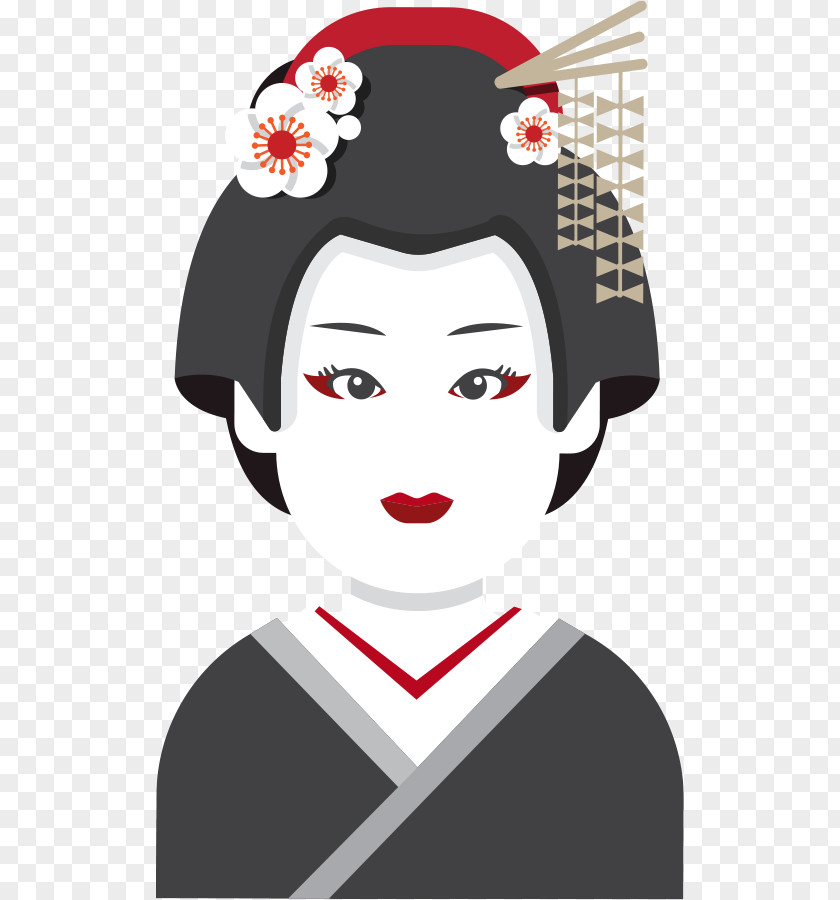 Cartoon Japanese Woman Culture Of Japan Icon PNG