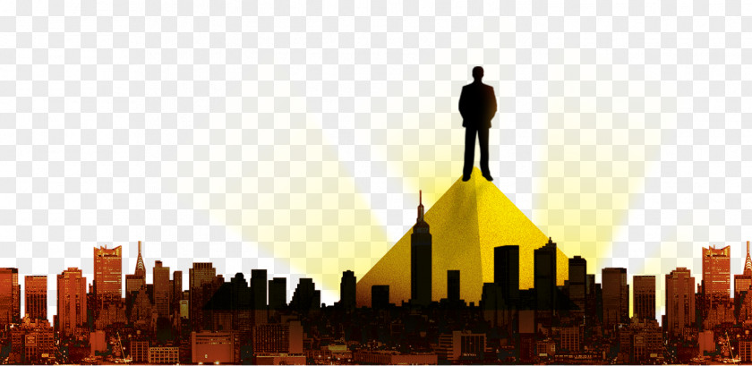 People On The Pyramid Light Silhouette Download PNG