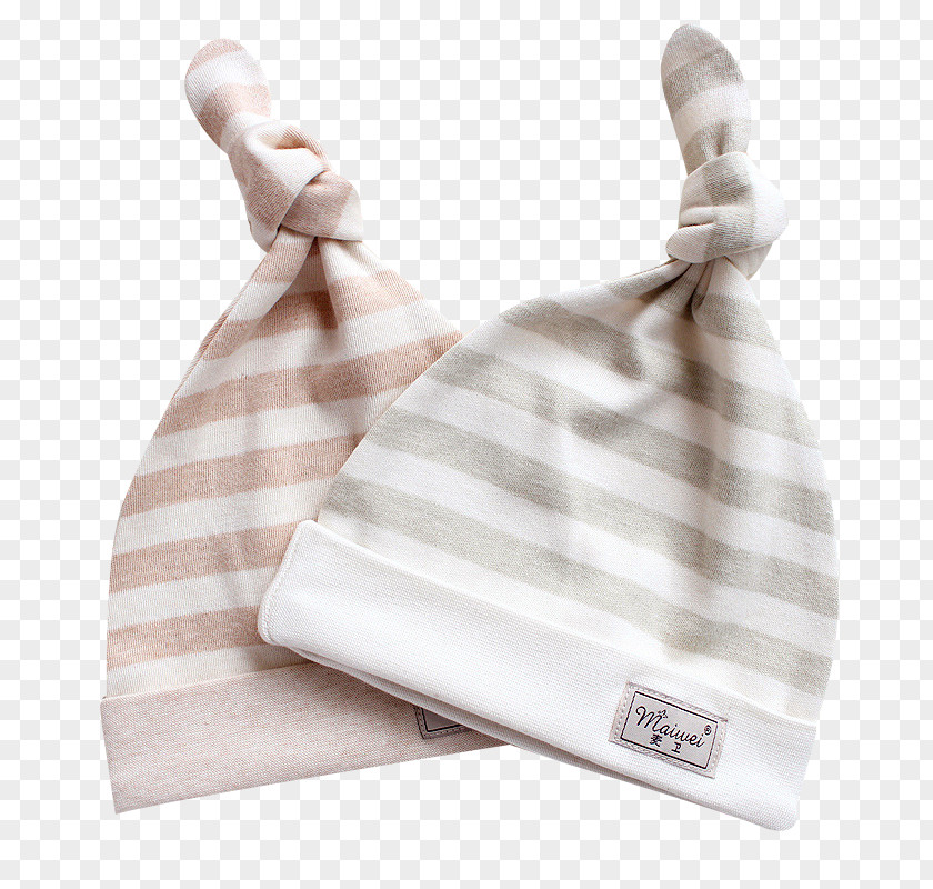 Striped Pattern Colored Cotton Hat Headgear Cap Infant PNG