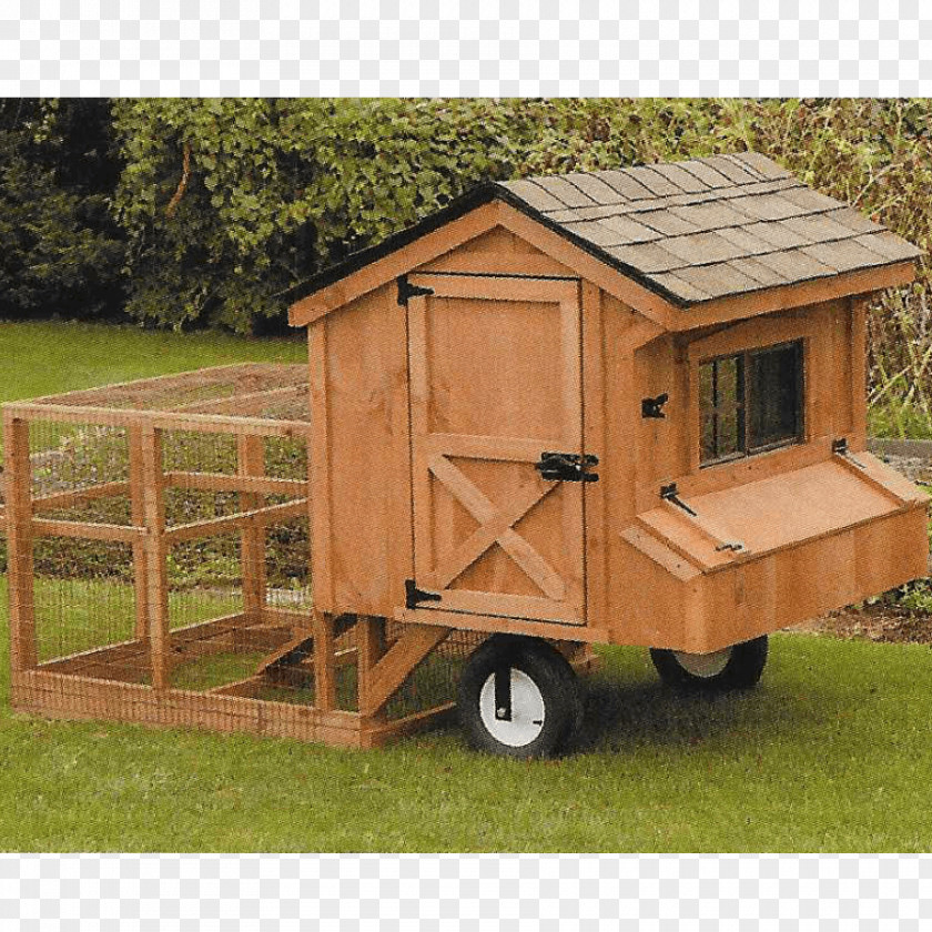 Bear American Black Chicken Tractor Coop PNG