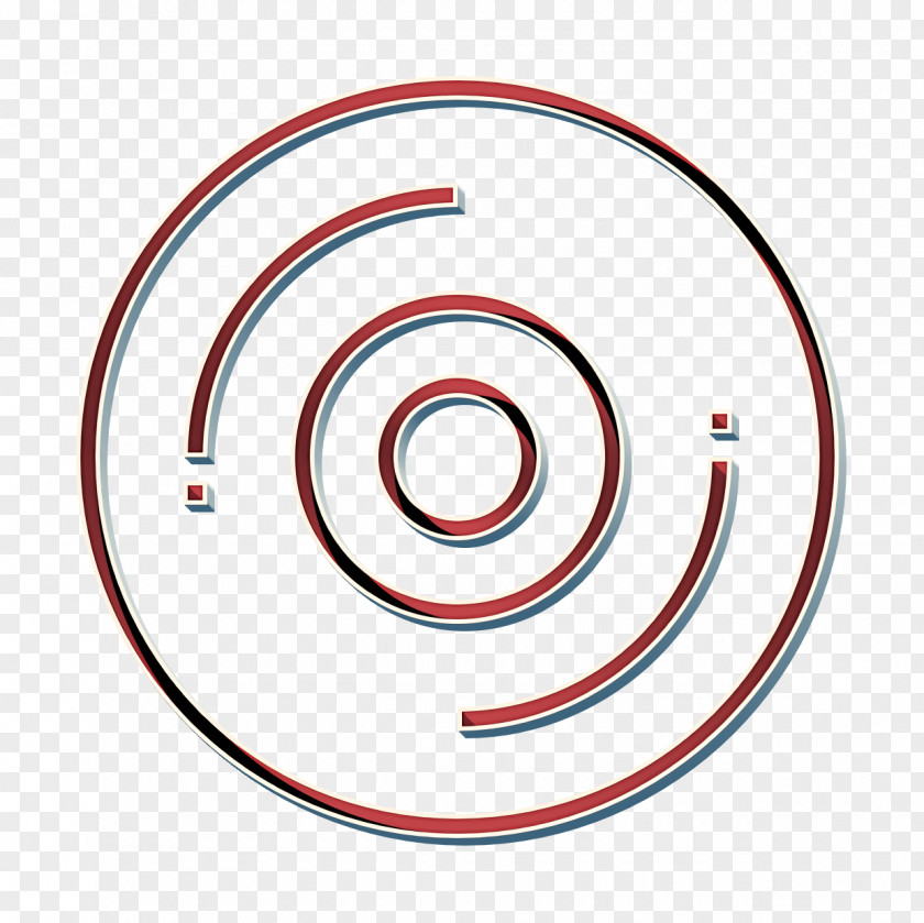 Archery Spiral Technology Icon PNG