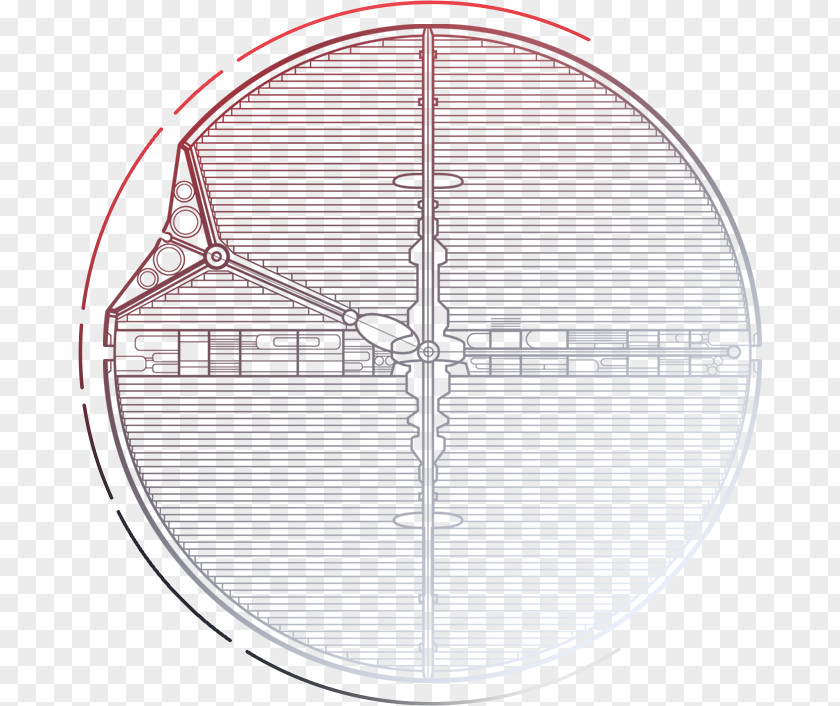 Cloud Castle Death Star Space Station Schema PNG