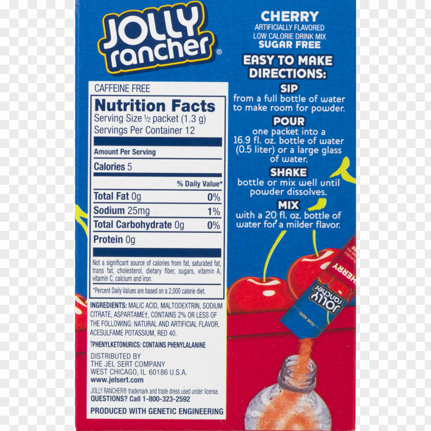 Nutrition Fact Fizzy Drinks Drink Mix Jolly Rancher Facts Label Cocktail PNG