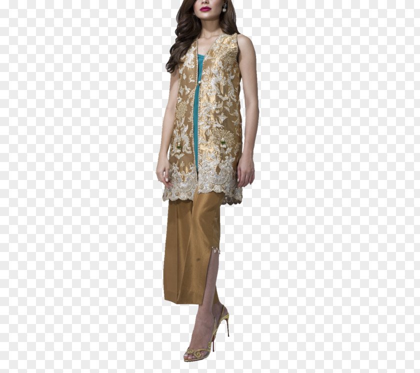 Embroidered Silk Jacket Costume Fashion Model PNG