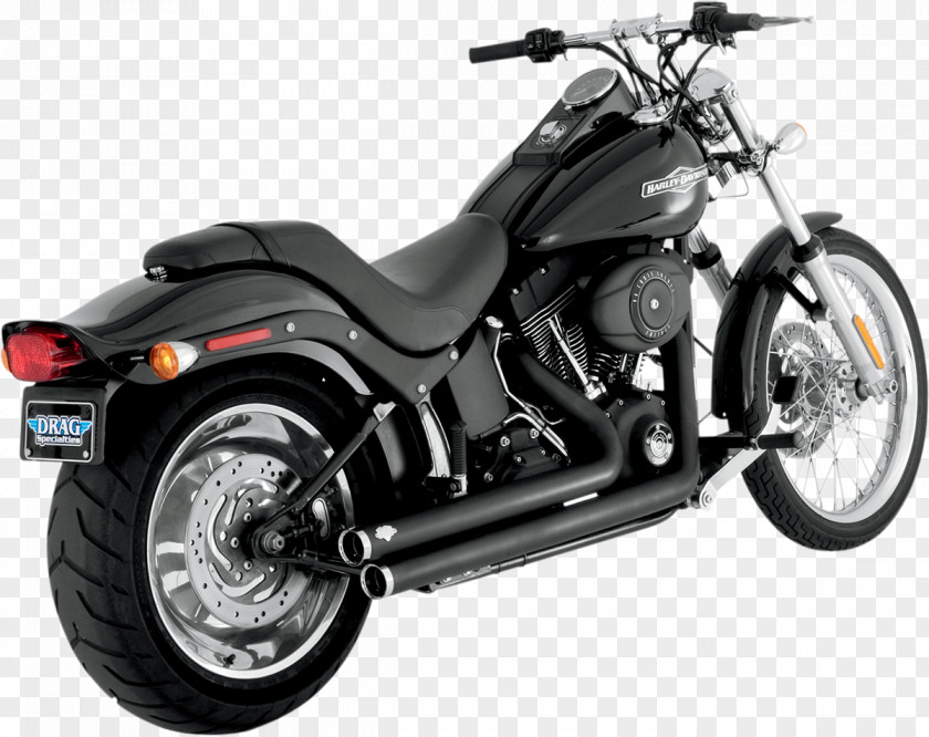 Harleydavidson Flstf Fat Boy Exhaust System Harley-Davidson Motorcycle Car Van Vonderen Cycle Supply LLC PNG