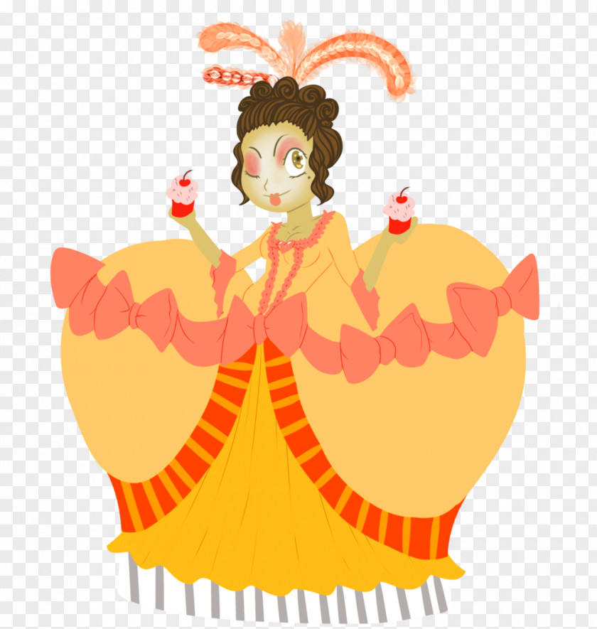 Rococo Painting Costume Design Clip Art PNG