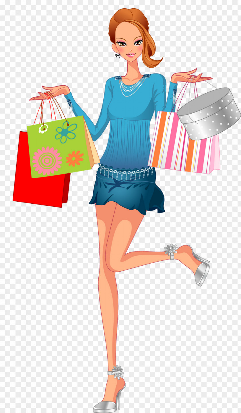 Shopping Bag Fashion Woman Clip Art PNG