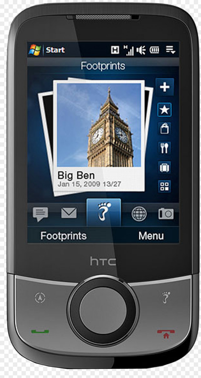 Smartphone HTC Touch Cruise Pro2 Diamond PNG