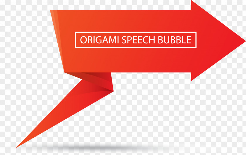 Speech Bubble Red Creative Vector Accordion Effect Arrow Euclidean Infographic PNG