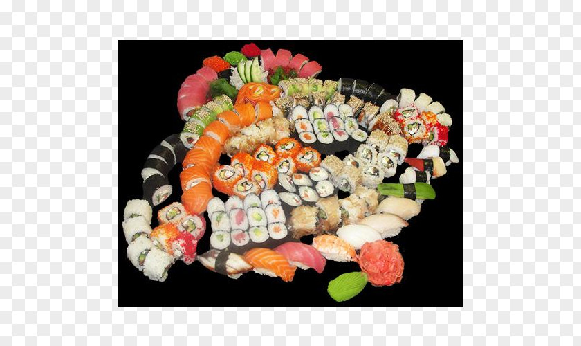 Sushi California Roll Makizushi Japanese Cuisine PNG