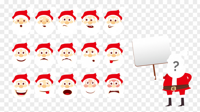 Vector Santa Claus Christmas Ornament PNG