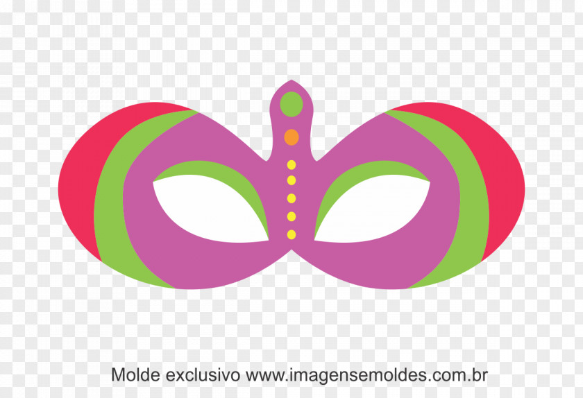 Aline Mockup Carnival Mask Handicraft Felt Logo PNG