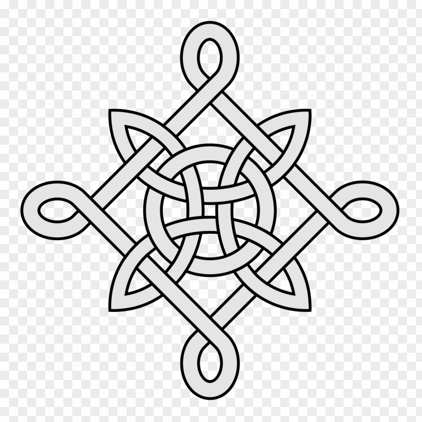 Basketweave Badge Heraldic Knot Celtic Lacy Taut-line Hitch PNG