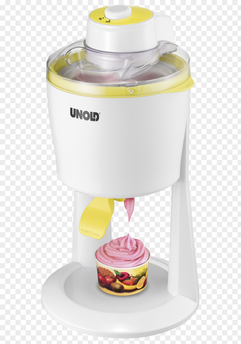 Ice Cream Makers Maker Unold 1.2 L Soft Serve Frozen Yogurt PNG