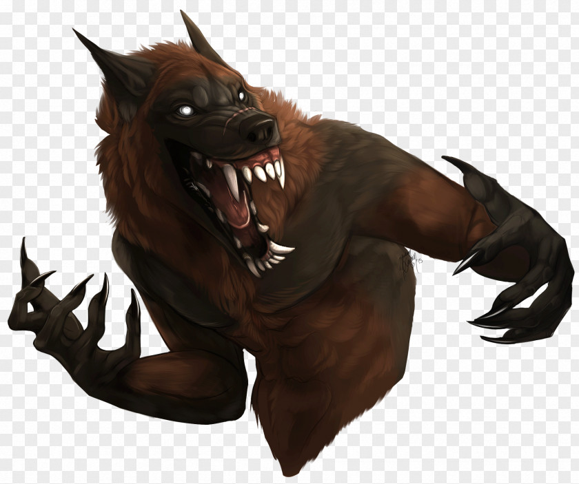 Werewolf Monster Drawing PNG