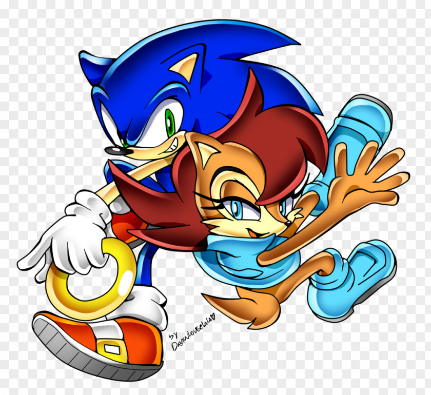 Acorn Sonic The Hedgehog Riders Runners Free Art PNG