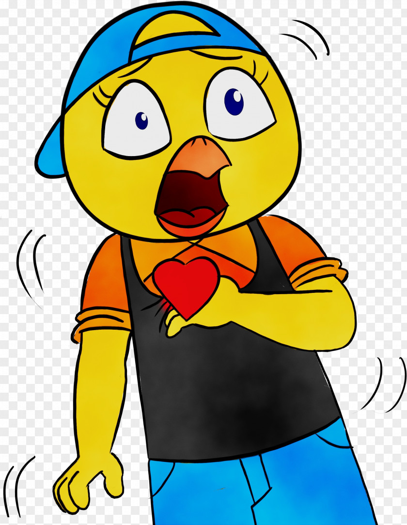 Beak Cartoon Smiley Yellow Line PNG