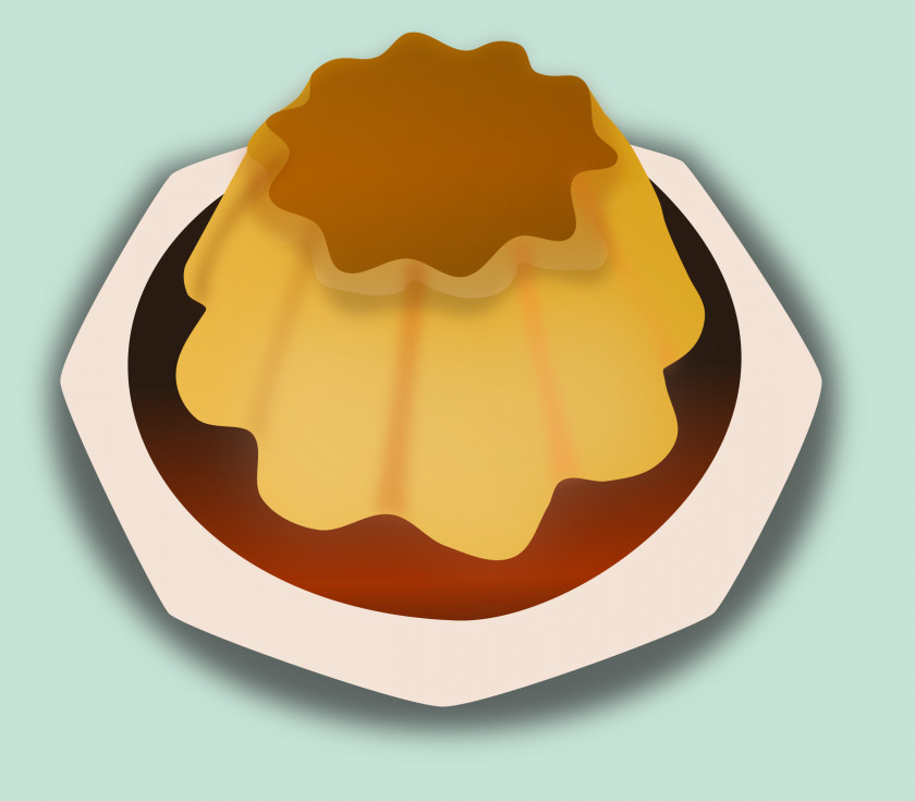 Flan Cliparts Ice Cream Crxe8me Caramel Custard Sponge Cake PNG