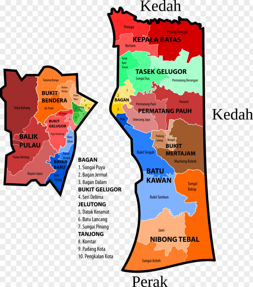 Map George Town Clip Art Election Perak PNG