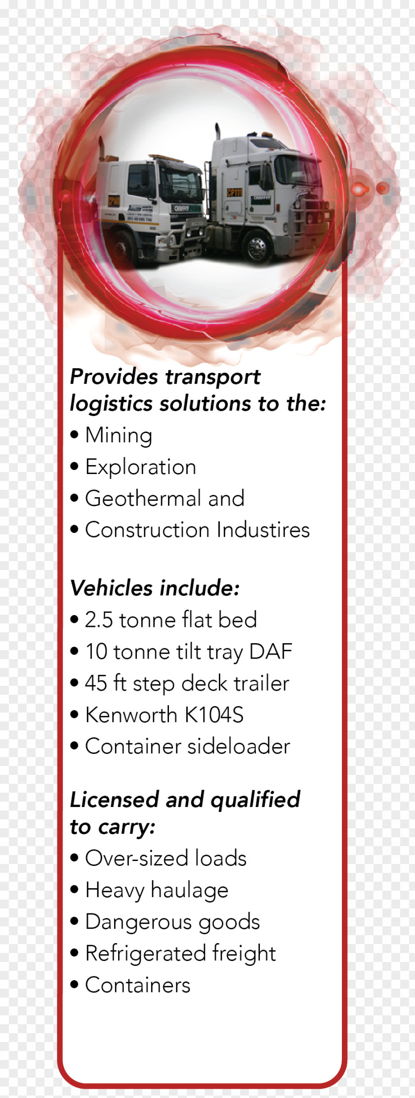 Dangerous Goods Transport Logistics Supply Font PNG