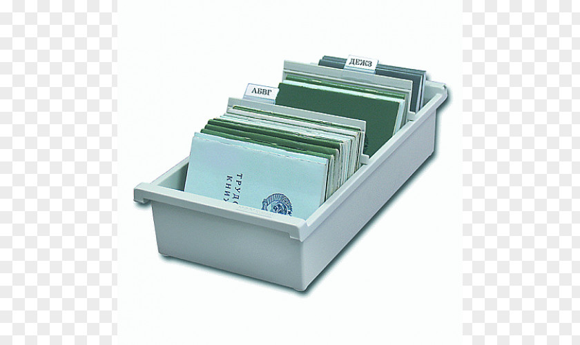 Employment Record Book Index Cards Labor Office Cardboard PNG