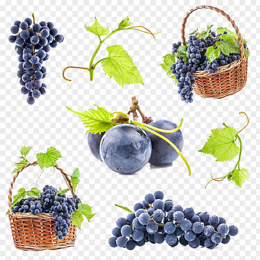 Grape Fruit Basket Cabernet Sauvignon Wine Vine PNG