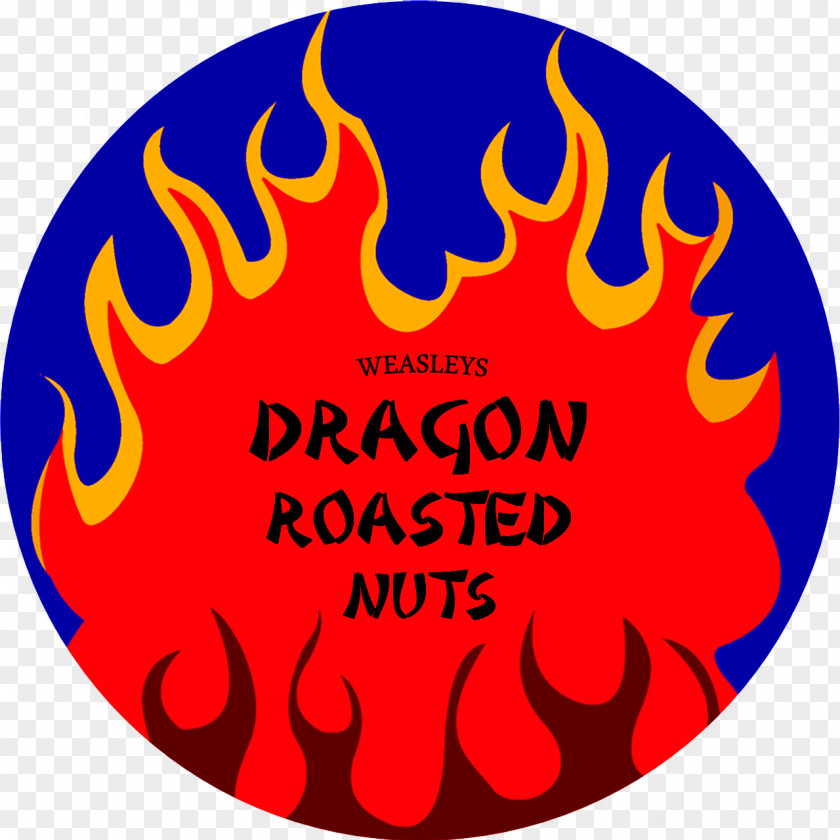 Harry Potter Dragon Roasting Nut Food Weasley Family Art PNG