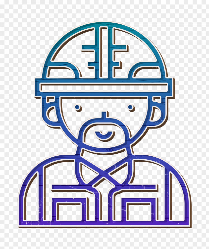 Construction Worker Icon Professions And Jobs Builder PNG