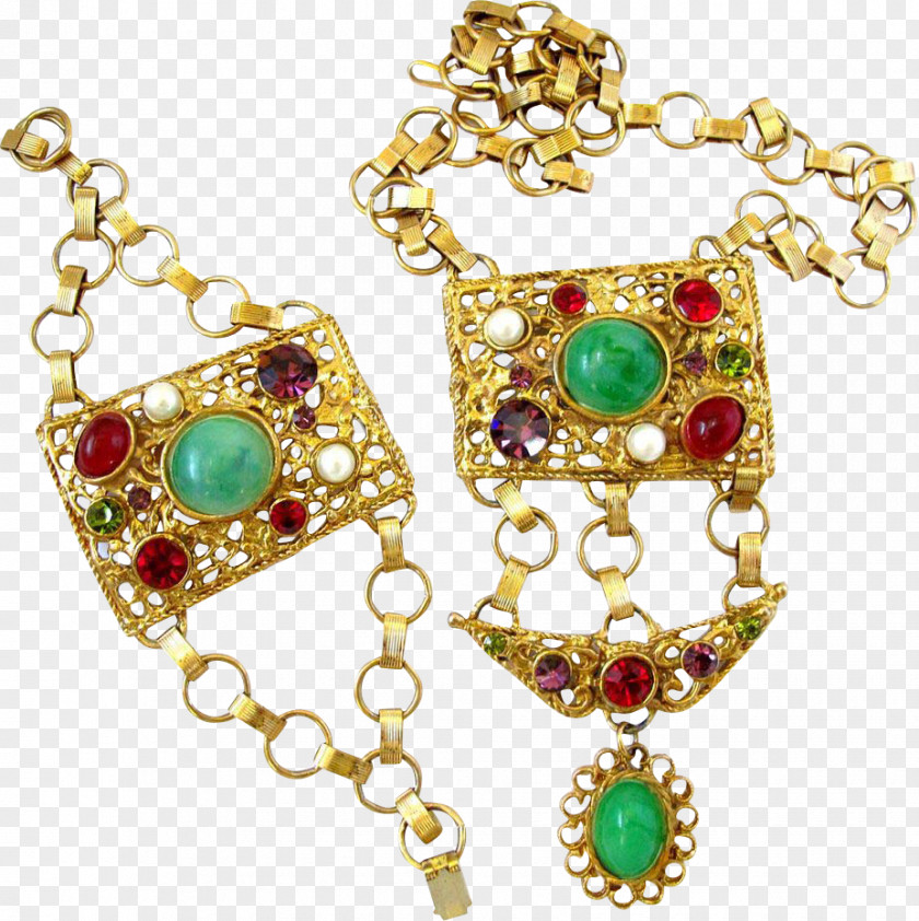 Emerald Earring Body Jewellery PNG