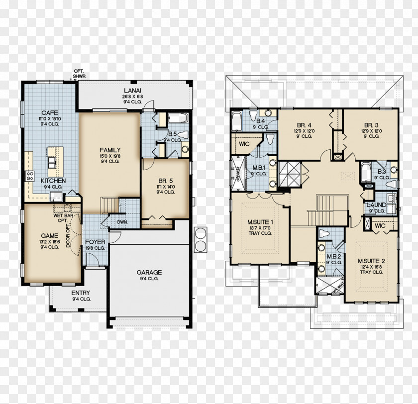 House Floor Plan D. R. Horton PNG
