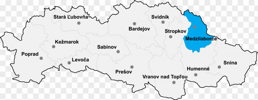 Map Kalinov, Medzilaborce District Eastern Slovakia Of Banská Bystrica Region PNG