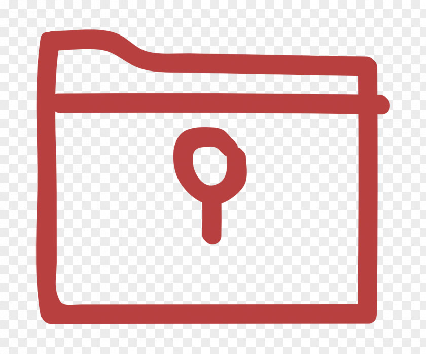 Symbol Red Folder Icon PNG
