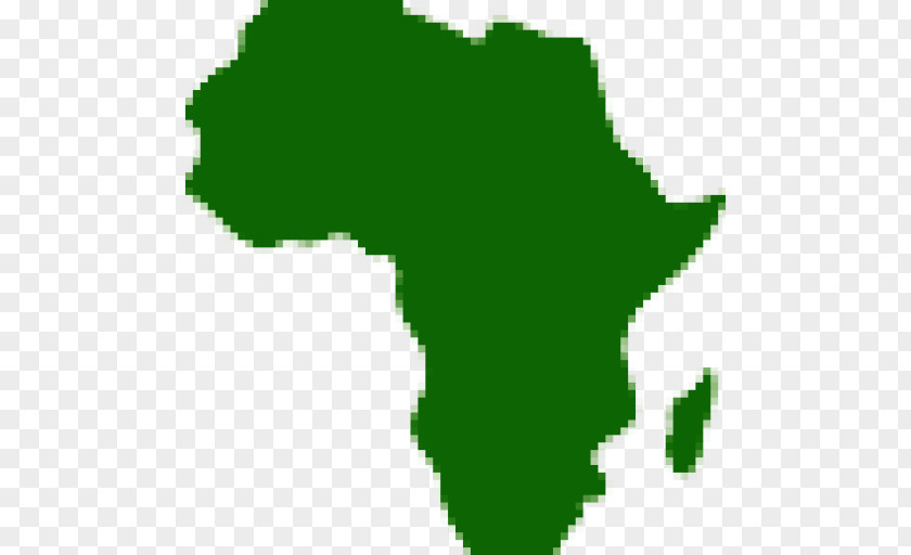 Africa Blank Map Clip Art PNG