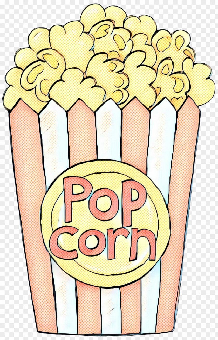 Clip Art Illustration Popcorn Food Yellow PNG