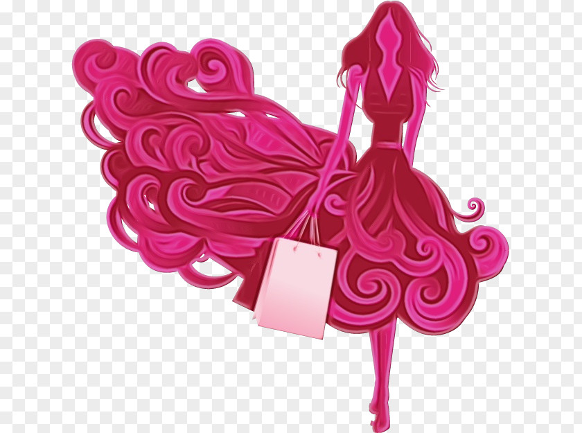 Fictional Character Plant Pink Magenta Doll Material Property Barbie PNG