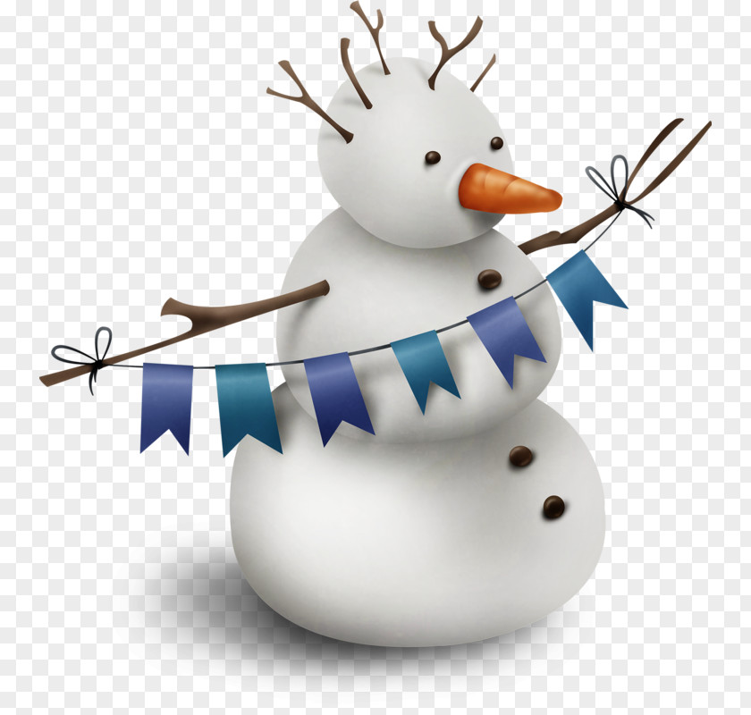 Cartoon Snowman Picture Frame Clip Art PNG