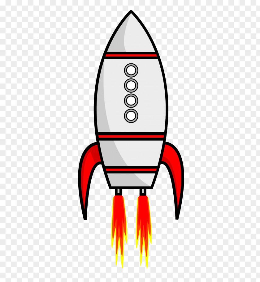 Flame Drawing Rocket Vector Graphics Spacecraft Cartoon Illustration PNG