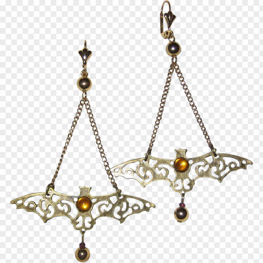 Golden Lantern Earring Light Fixture Body Jewellery PNG