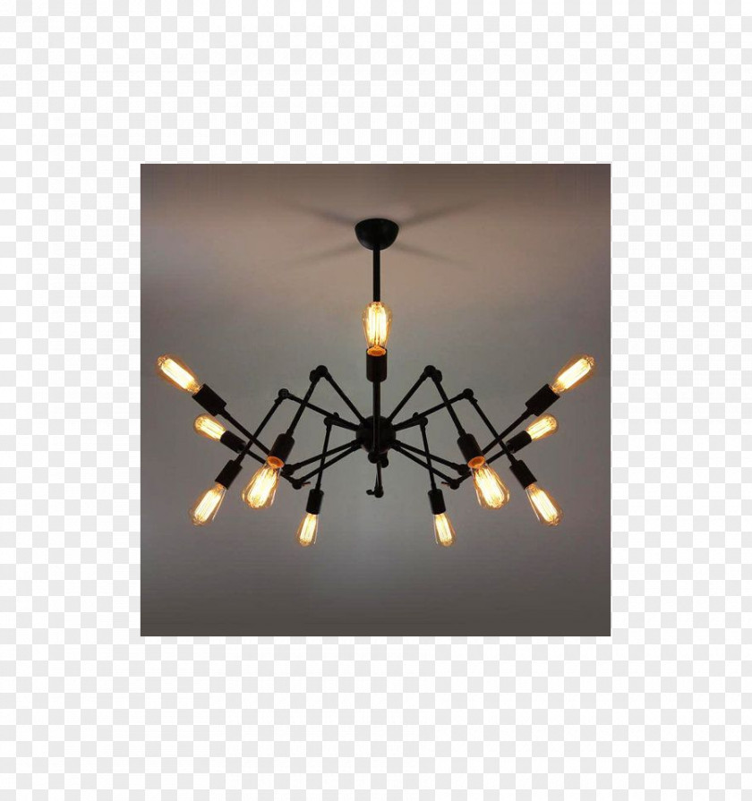 Light Pendant Chandelier Fixture Loft PNG