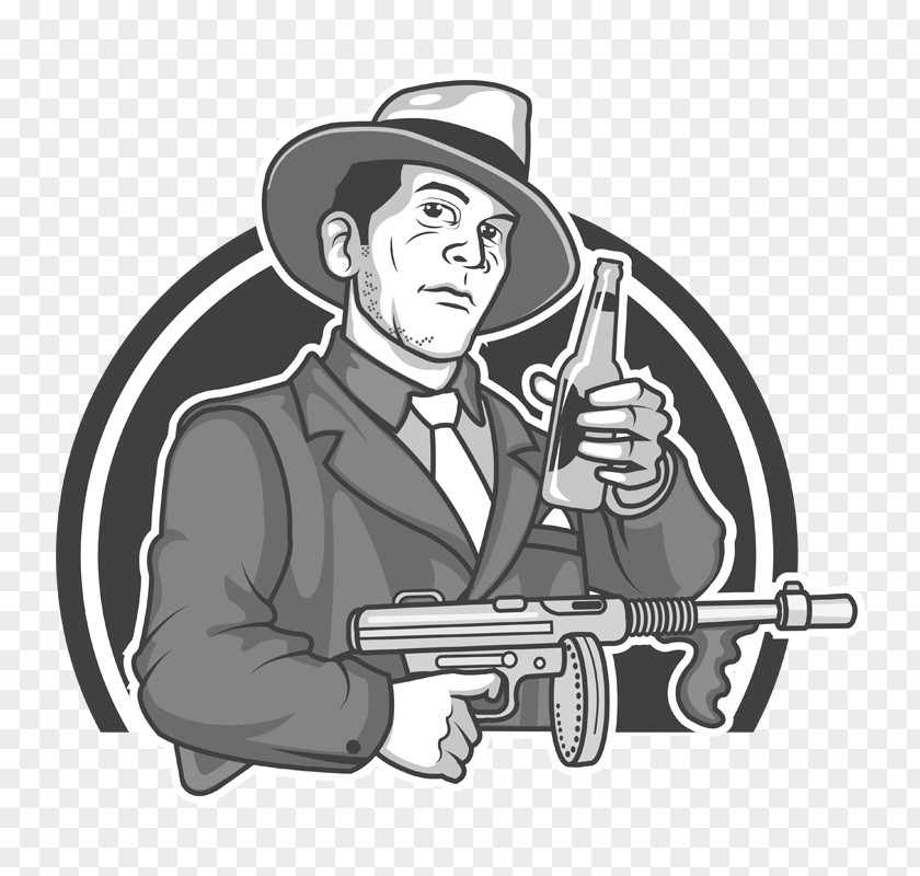Vector Graphics Royalty-free Gangster Illustration Clip Art PNG