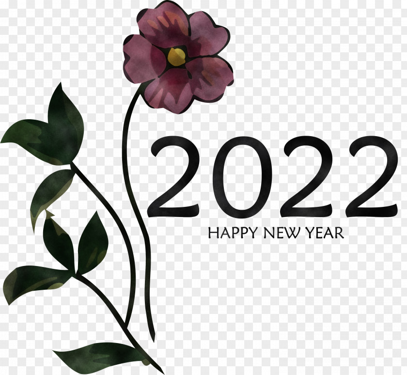 2022 Happy New Year PNG