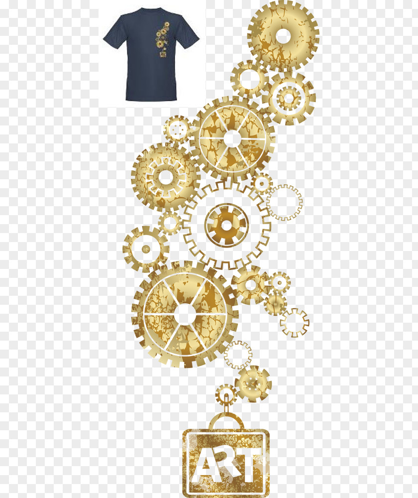 Design Steampunk Art Pattern PNG