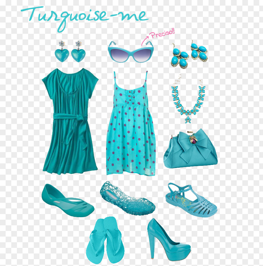 Dress Sleeve Turquoise Shoe Font PNG