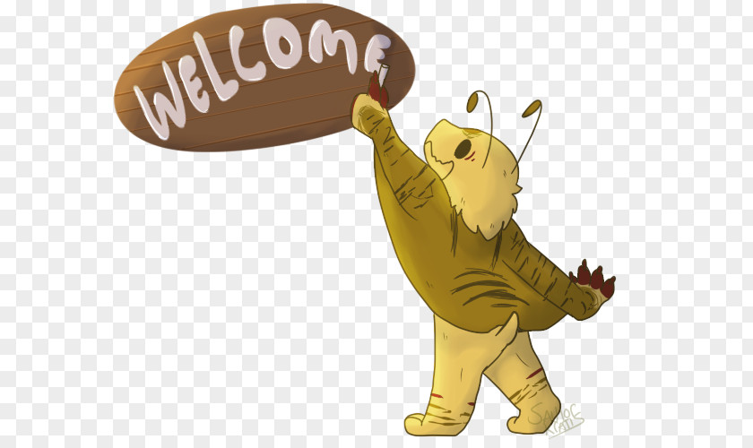 Fohlen Cat Cartoon Mascot PNG