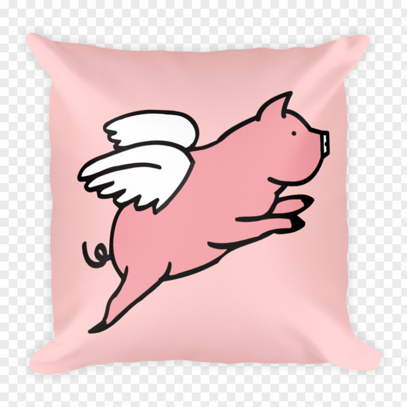 Pig Throw Pillows Cushion Textile PNG