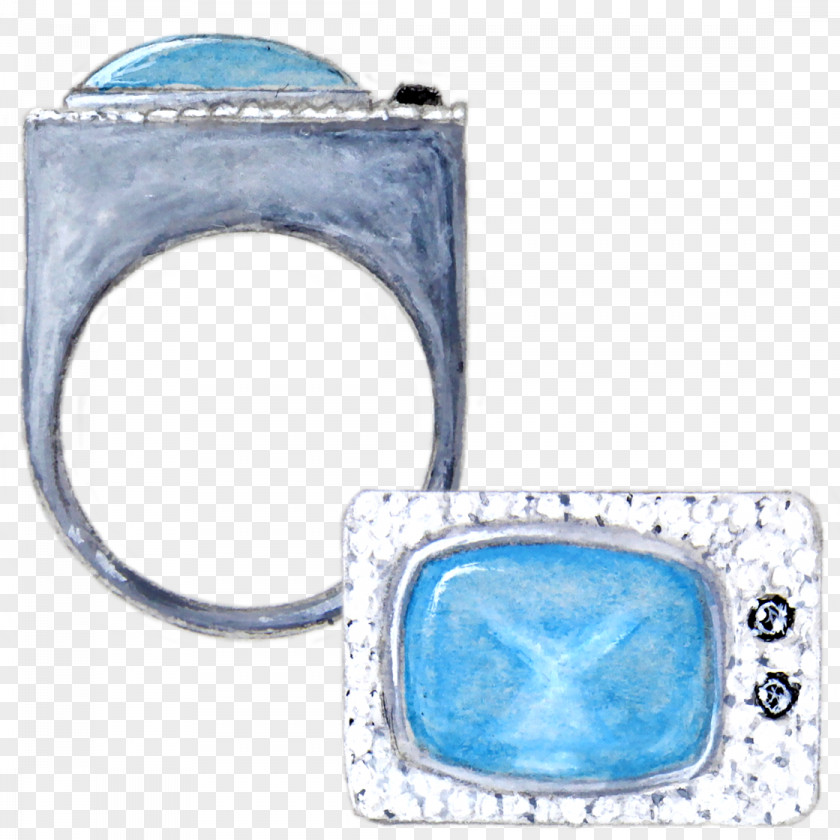 Sapphire Turquoise Silver PNG