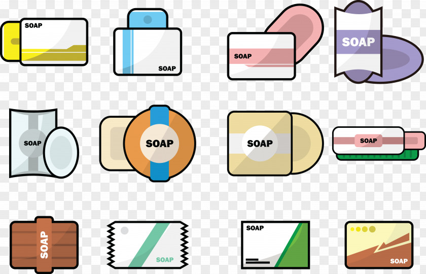 Soap Care Cleaning Box Brand Clip Art PNG