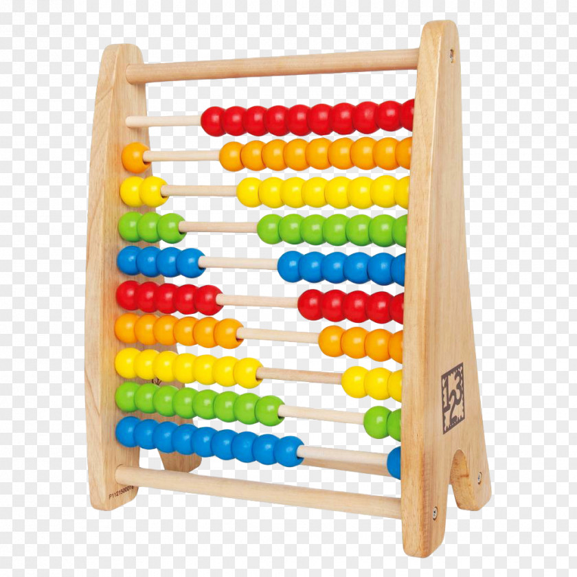 Abacus Bead Counting Rainbow Color PNG